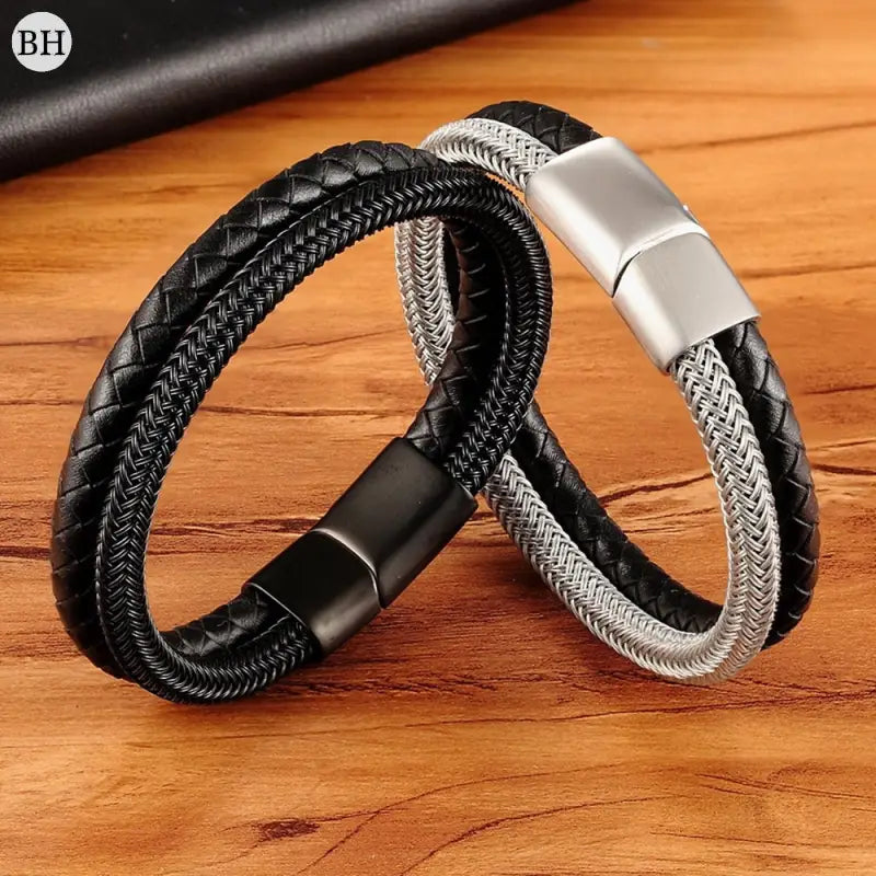 Genuine leather bracelet